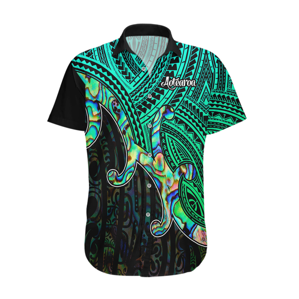 Aotearoa Papua Shell Hawaiian Shirt Maori Tribal Pattern - Vibe Hoodie Shop