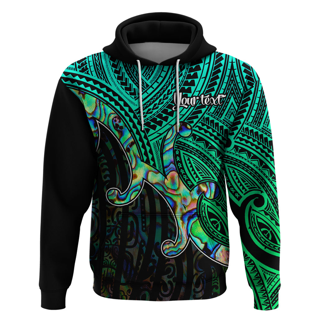 Aotearoa Maori Koru Hoodie Polynesian Pacific Tribal - Blue LT9 - Vibe Hoodie Shop