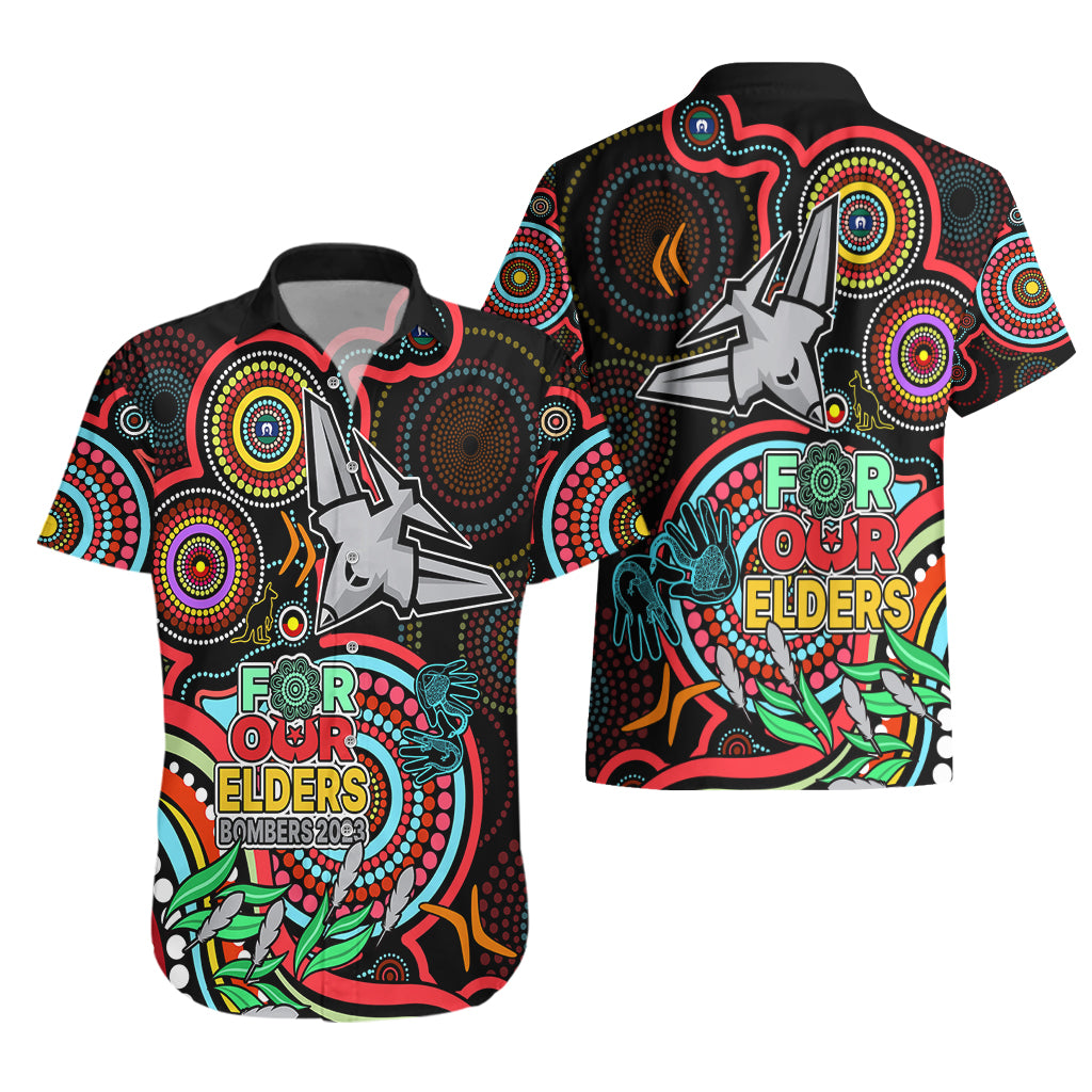 Bombers Football Aboriginal Art Hawaiian Shirt NAIDOC Indigenous Tribal - Vibe Hoodie Shop