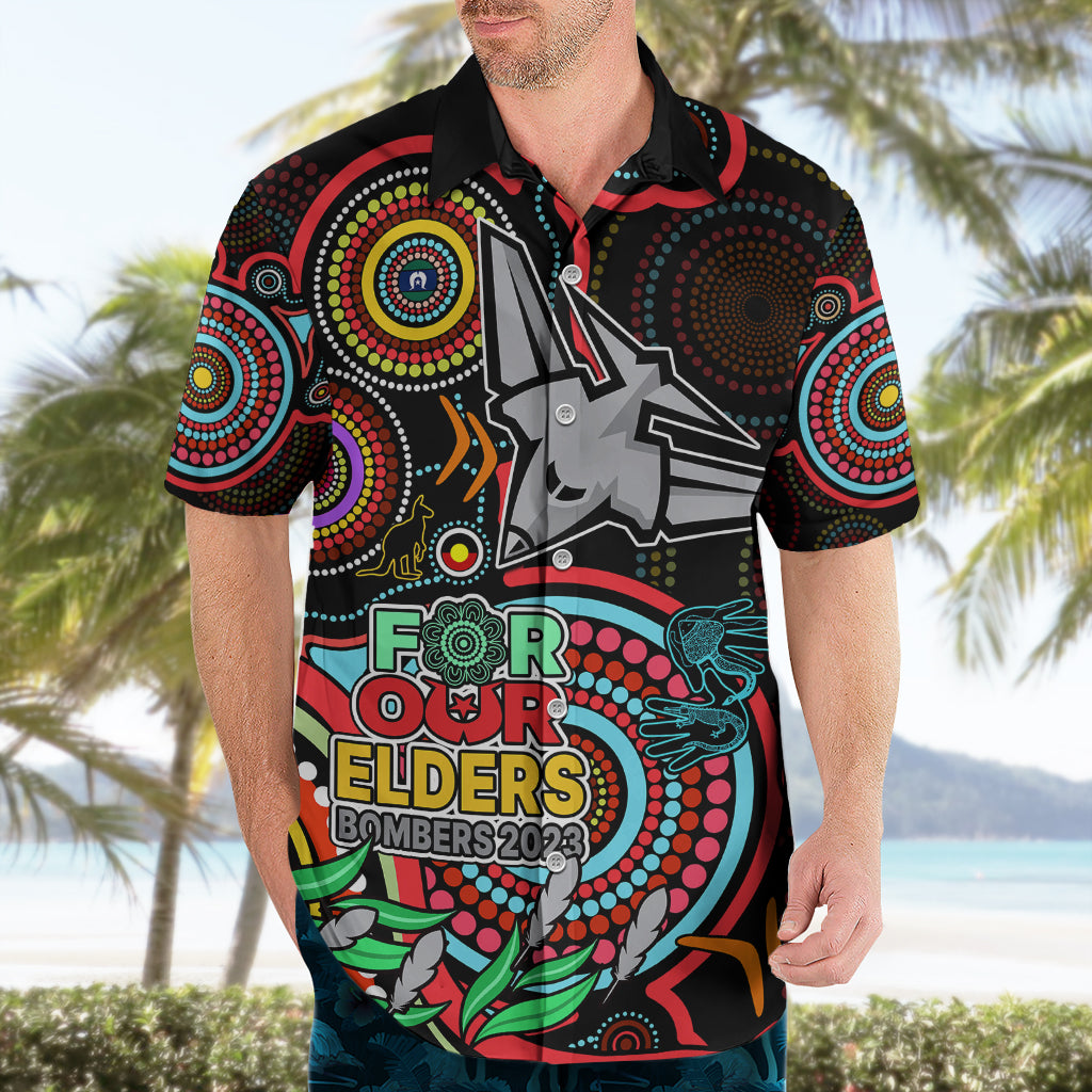 Bombers Football Aboriginal Art Hawaiian Shirt NAIDOC Indigenous Tribal - Vibe Hoodie Shop