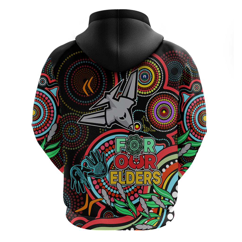 Bombers Football Aboriginal Art Hoodie NAIDOC Indigenous Tribal LT9 - Vibe Hoodie Shop