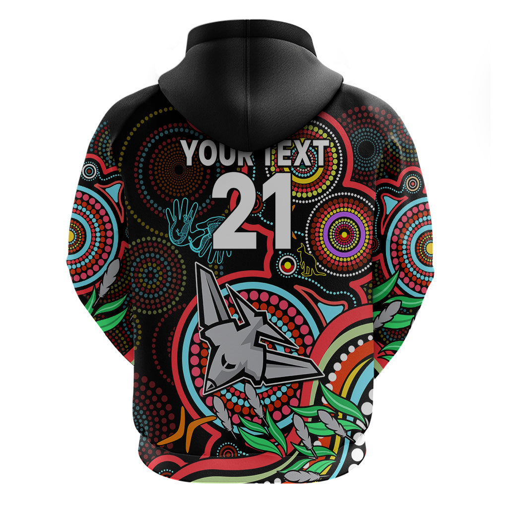 Custom Bombers Football Aboriginal Art Hoodie NAIDOC Indigenous Tribal LT9 - Vibe Hoodie Shop
