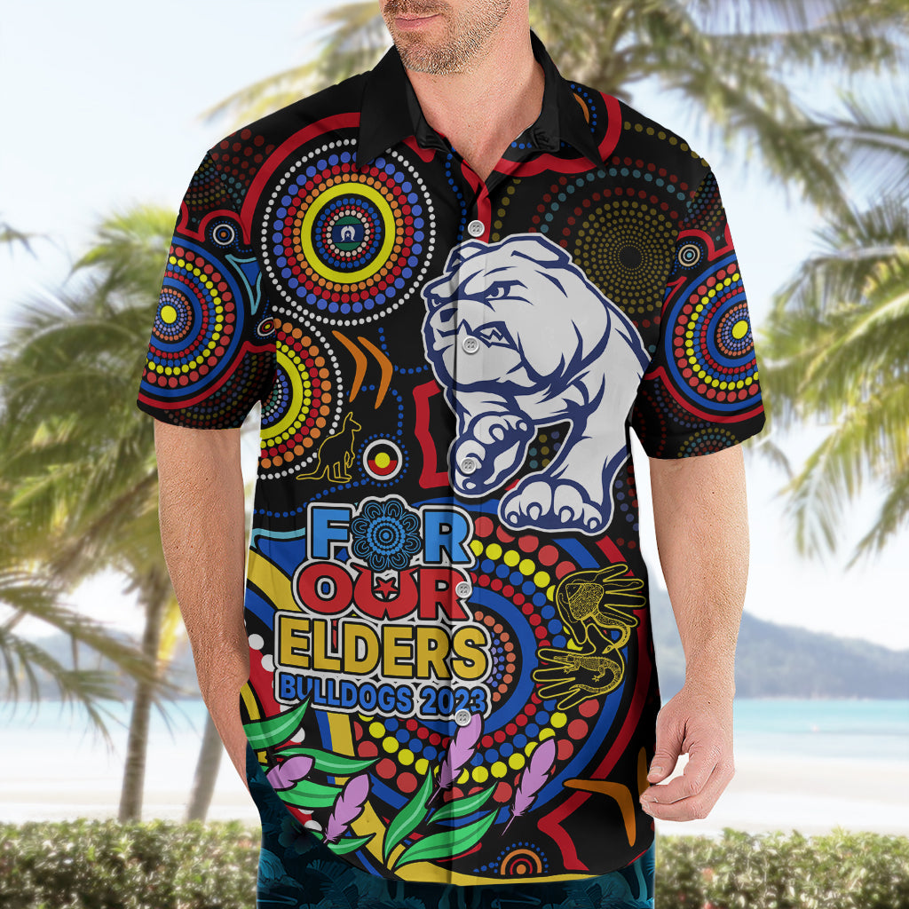 Bulldogs Football Aboriginal Art Hawaiian Shirt NAIDOC Indigenous Tribal - Vibe Hoodie Shop