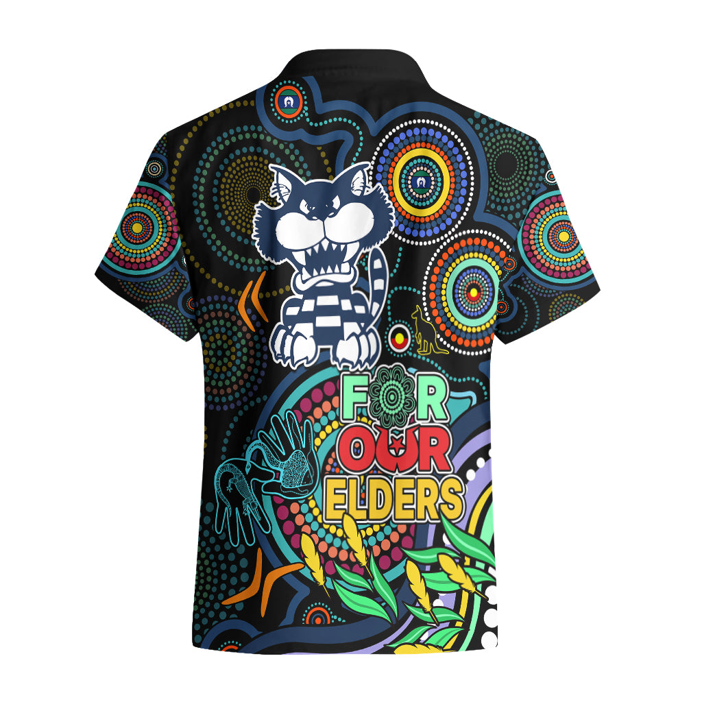 Cats Football Aboriginal Art Hawaiian Shirt NAIDOC Indigenous Tribal - Vibe Hoodie Shop
