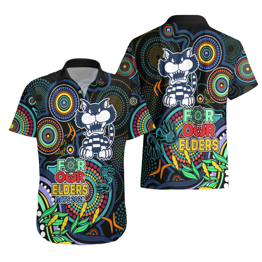 Cats Football Aboriginal Art Hawaiian Shirt NAIDOC Indigenous Tribal - Vibe Hoodie Shop