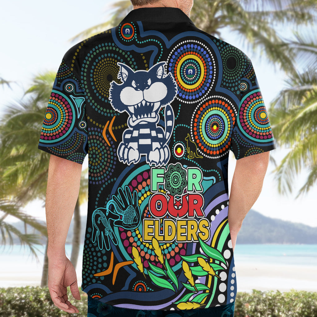 Cats Football Aboriginal Art Hawaiian Shirt NAIDOC Indigenous Tribal - Vibe Hoodie Shop
