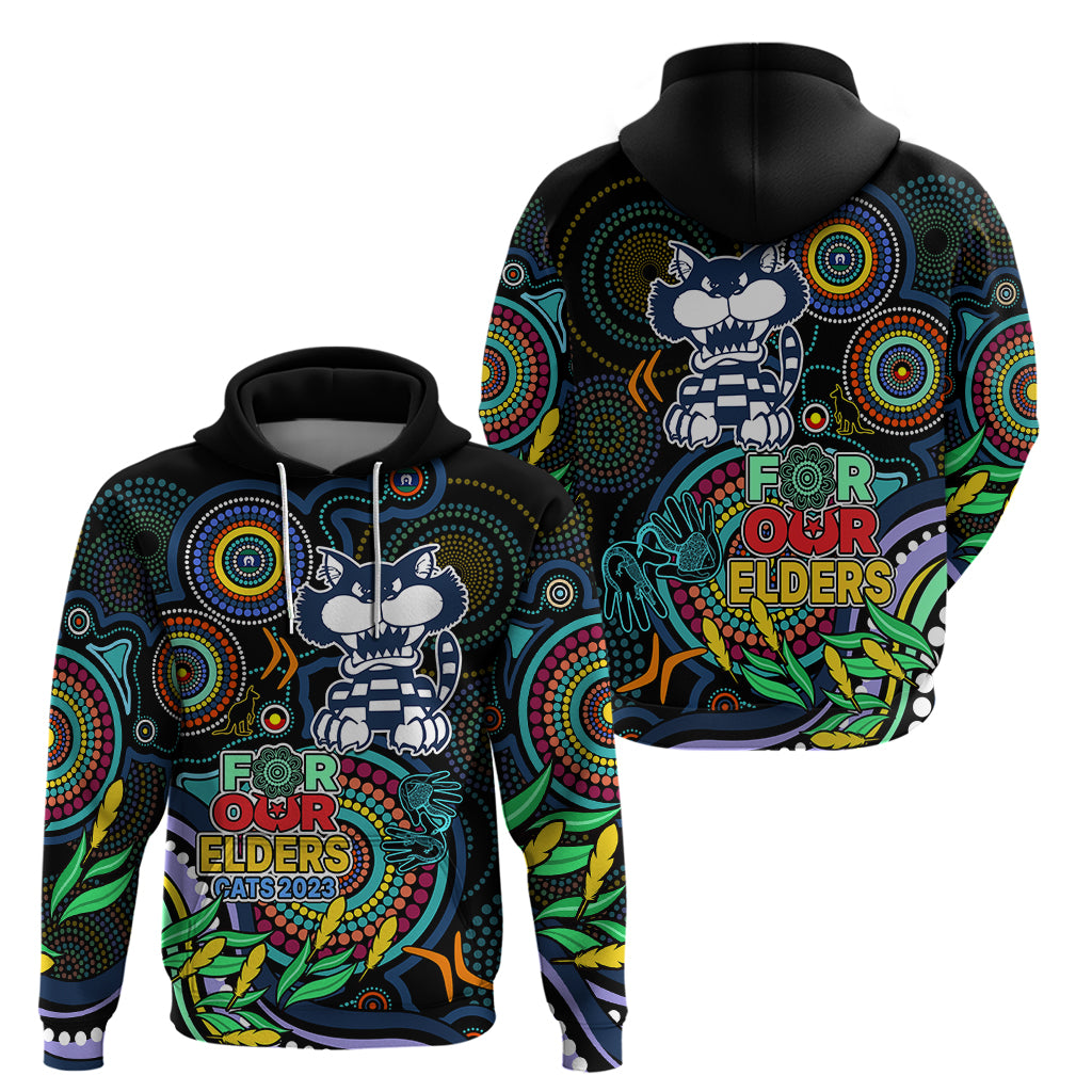Cats Football Aboriginal Art Hoodie NAIDOC Indigenous Tribal LT9 - Vibe Hoodie Shop