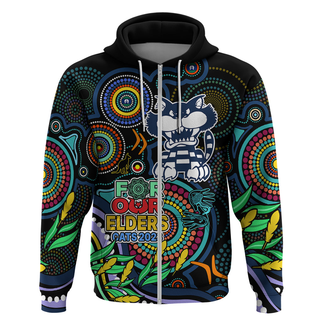 Cats Football Aboriginal Art Hoodie NAIDOC Indigenous Tribal LT9 - Vibe Hoodie Shop