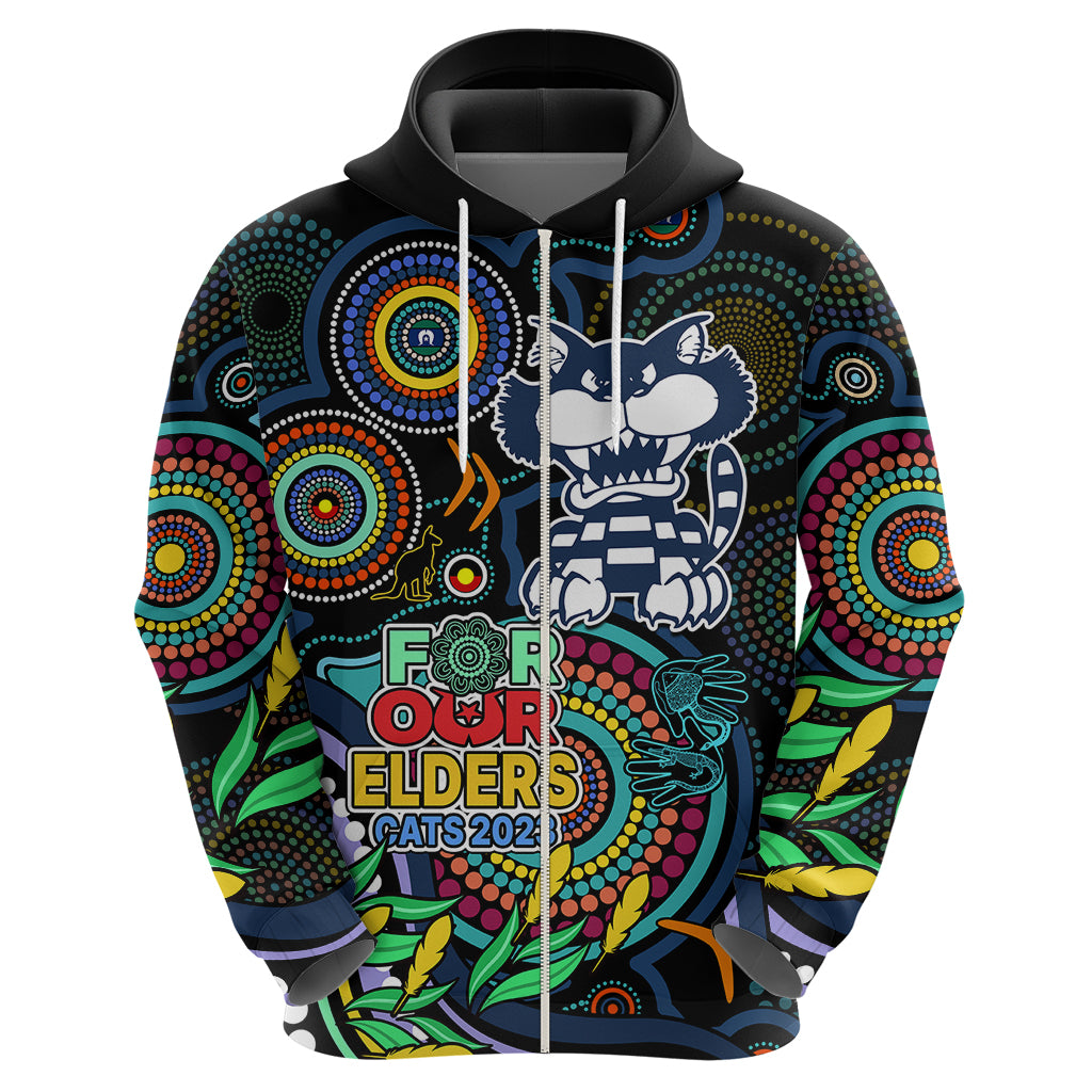 Cats Football Aboriginal Art Hoodie NAIDOC Indigenous Tribal LT9 - Vibe Hoodie Shop