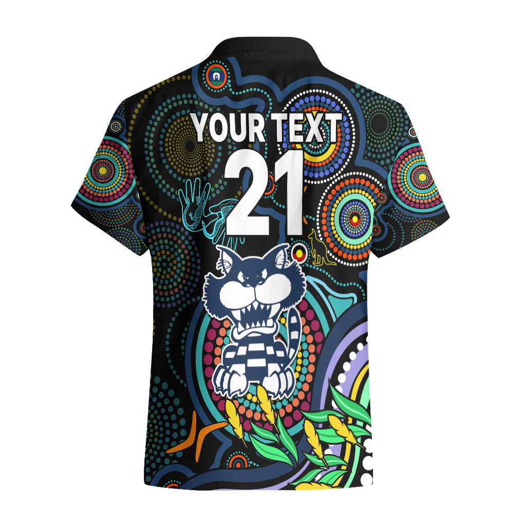 Custom Cats Football Aboriginal Art Hawaiian Shirt NAIDOC Indigenous Tribal - Vibe Hoodie Shop