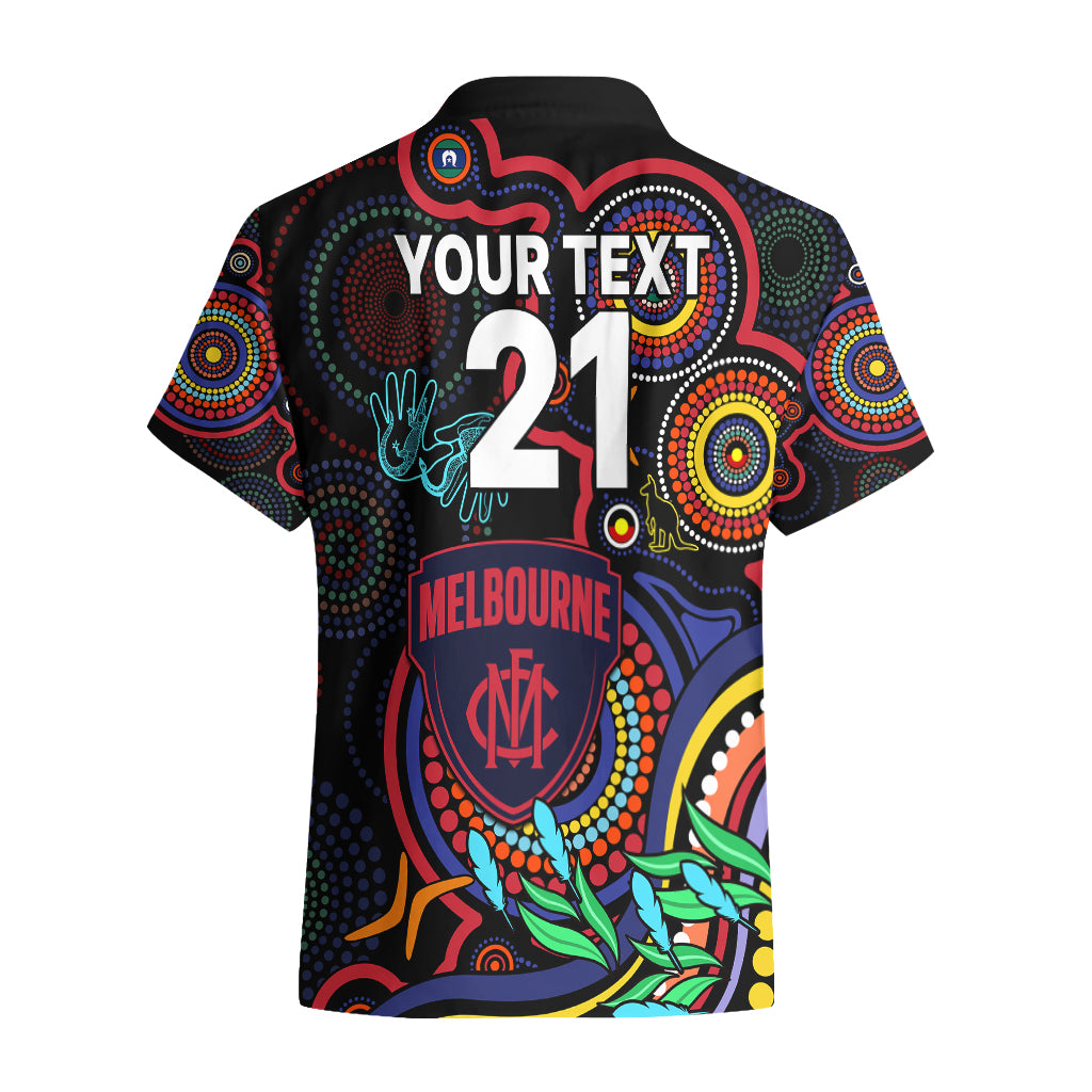 Custom Demons Football Aboriginal Art Hawaiian Shirt NAIDOC Indigenous Tribal - Vibe Hoodie Shop