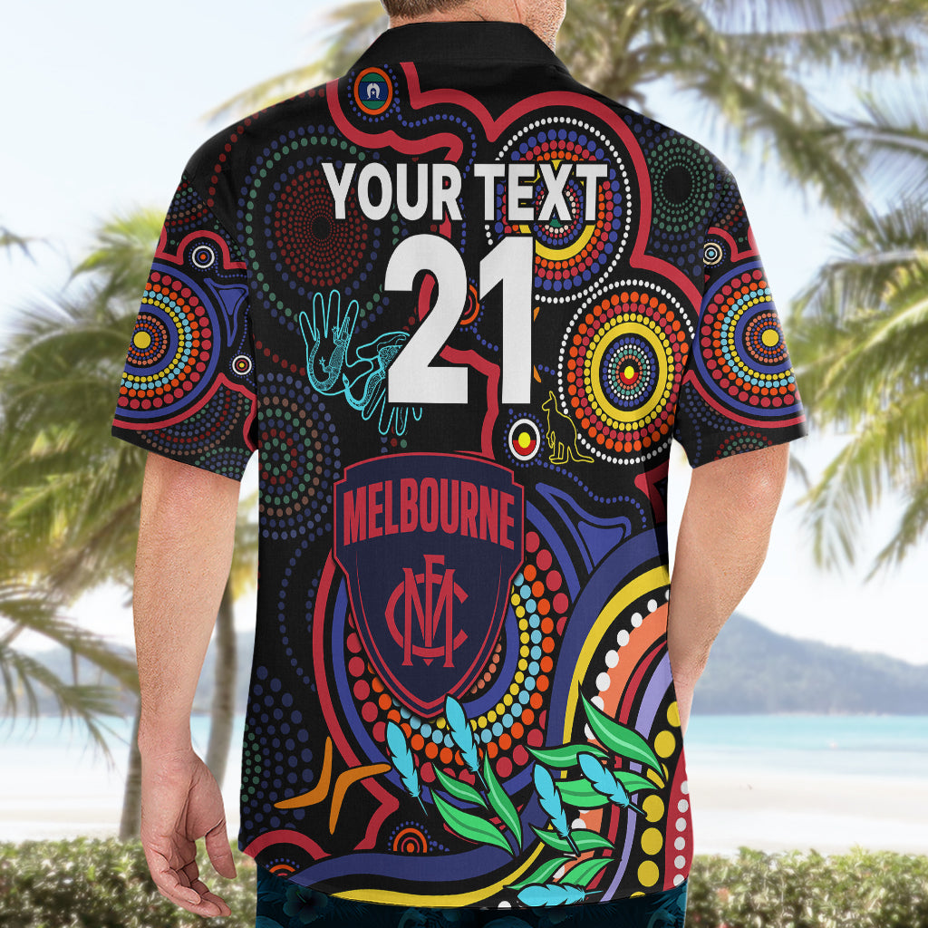 Custom Demons Football Aboriginal Art Hawaiian Shirt NAIDOC Indigenous Tribal - Vibe Hoodie Shop