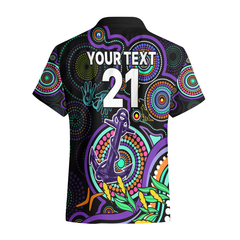 Custom Dockers Football Aboriginal Art Hawaiian Shirt NAIDOC Indigenous Tribal - Vibe Hoodie Shop