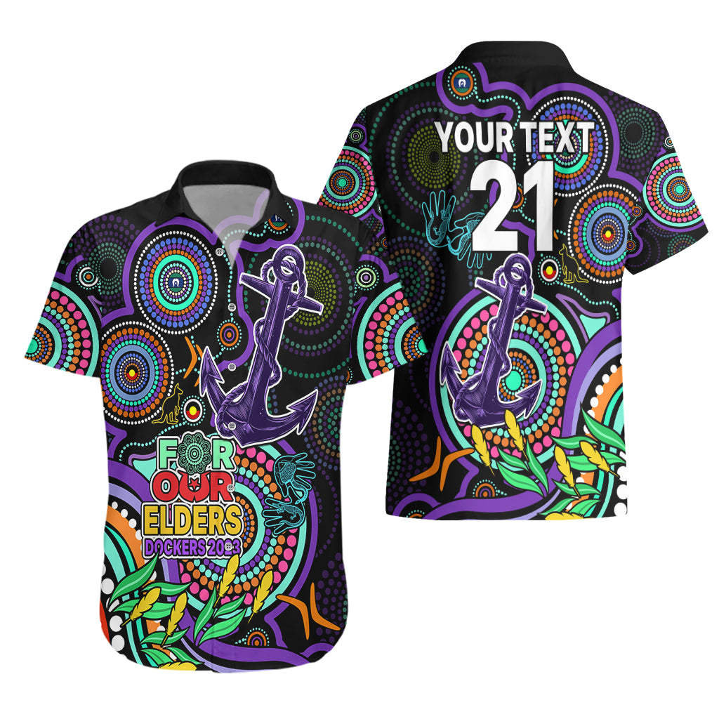 Custom Dockers Football Aboriginal Art Hawaiian Shirt NAIDOC Indigenous Tribal - Vibe Hoodie Shop
