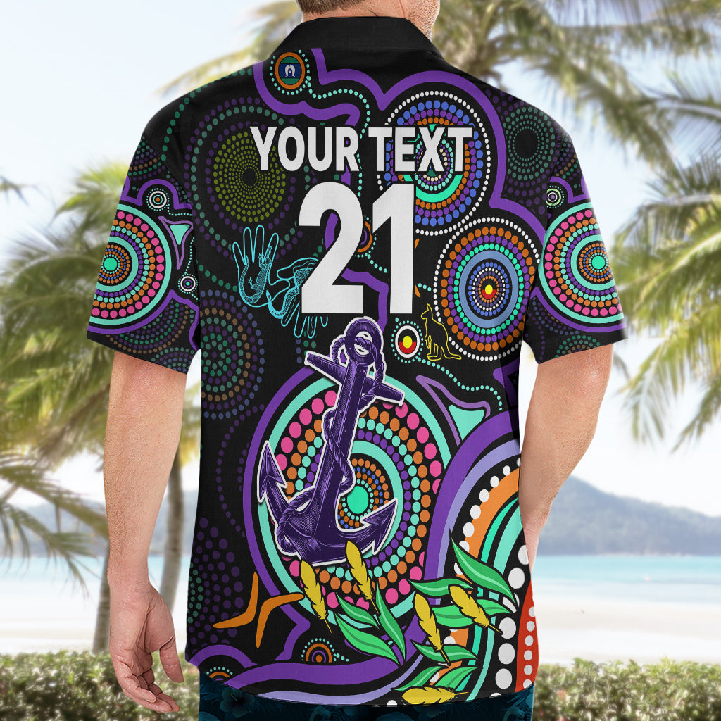 Custom Dockers Football Aboriginal Art Hawaiian Shirt NAIDOC Indigenous Tribal - Vibe Hoodie Shop