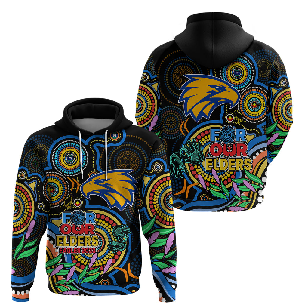 Eagles Football Aboriginal Art Hoodie NAIDOC Indigenous Tribal LT9 - Vibe Hoodie Shop