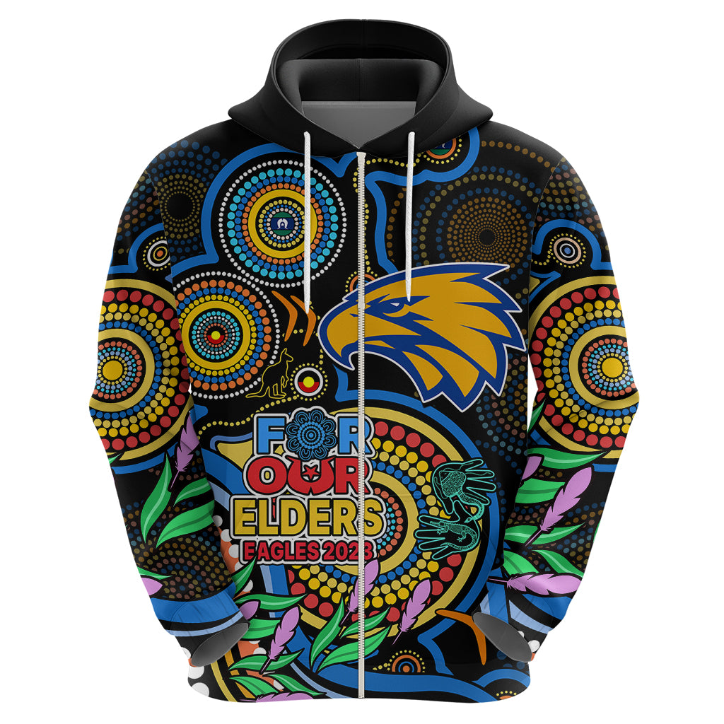 Eagles Football Aboriginal Art Hoodie NAIDOC Indigenous Tribal LT9 - Vibe Hoodie Shop