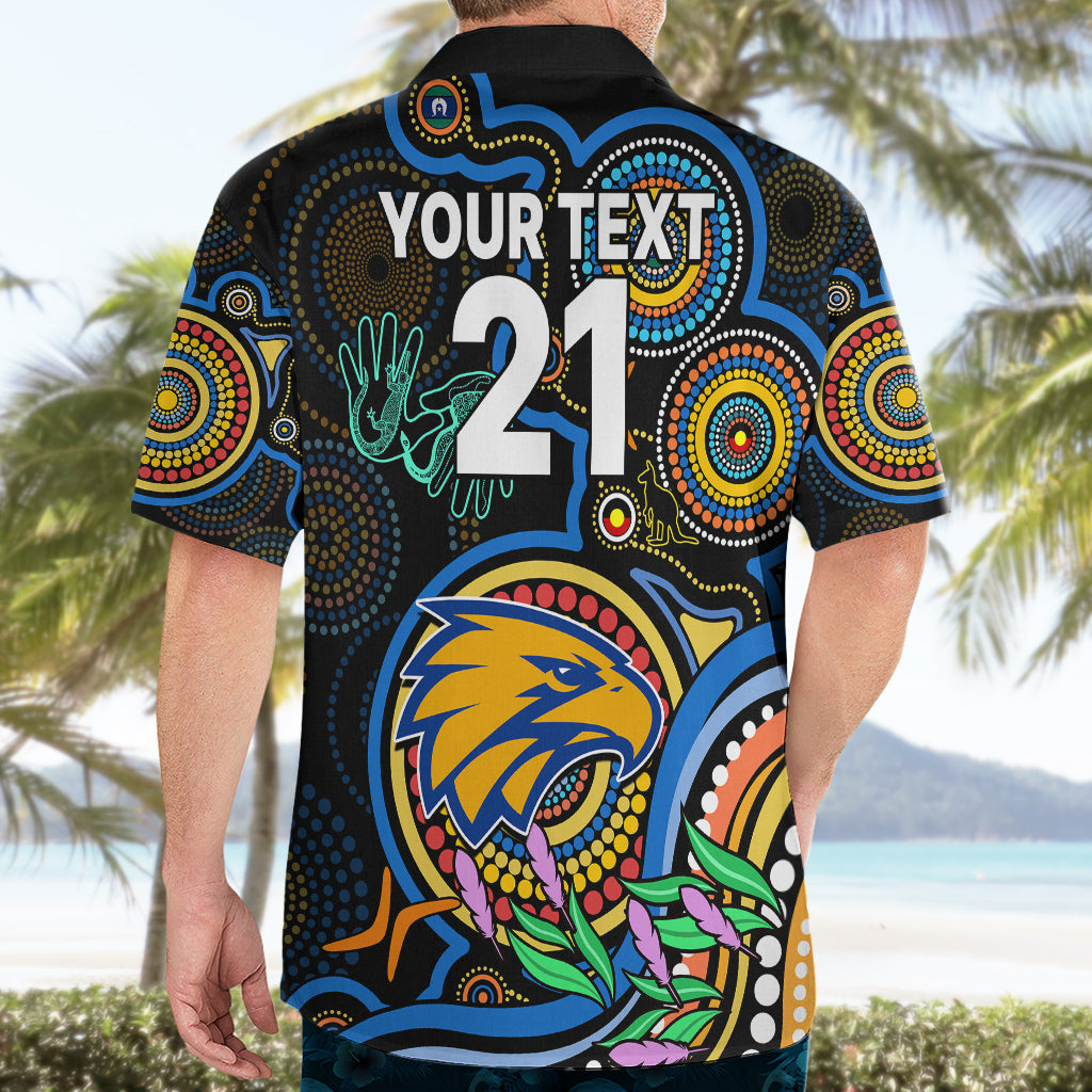 Custom Eagles Football Aboriginal Art Hawaiian Shirt NAIDOC Indigenous Tribal - Vibe Hoodie Shop