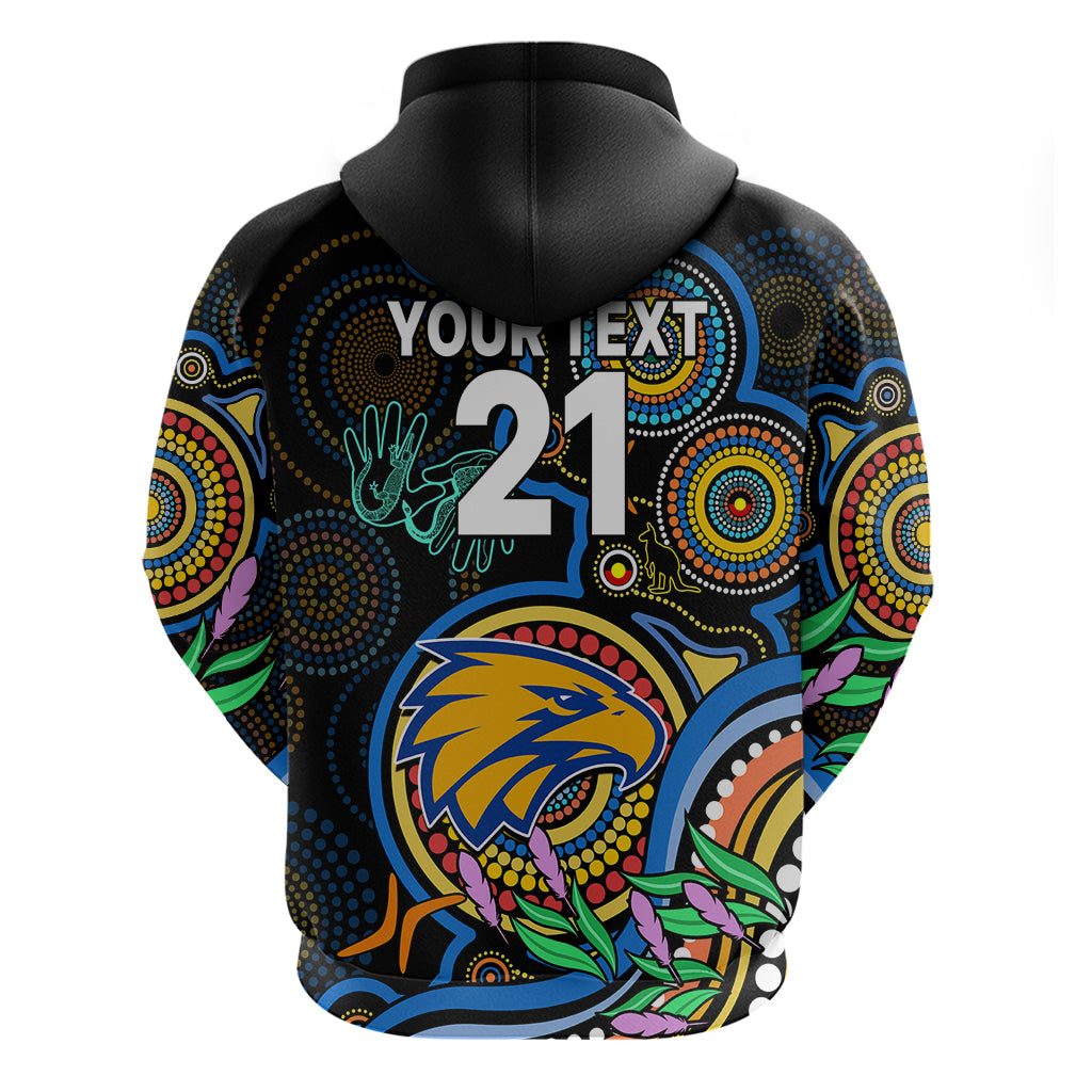 Custom Eagles Football Aboriginal Art Hoodie NAIDOC Indigenous Tribal LT9 - Vibe Hoodie Shop