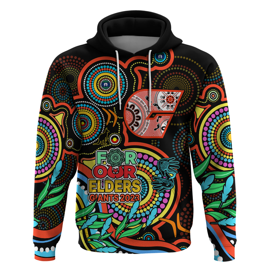 Giants Football Aboriginal Art Hoodie NAIDOC Indigenous Tribal LT9 - Vibe Hoodie Shop