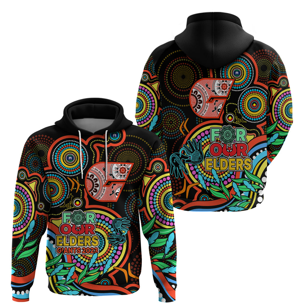 Giants Football Aboriginal Art Hoodie NAIDOC Indigenous Tribal LT9 - Vibe Hoodie Shop