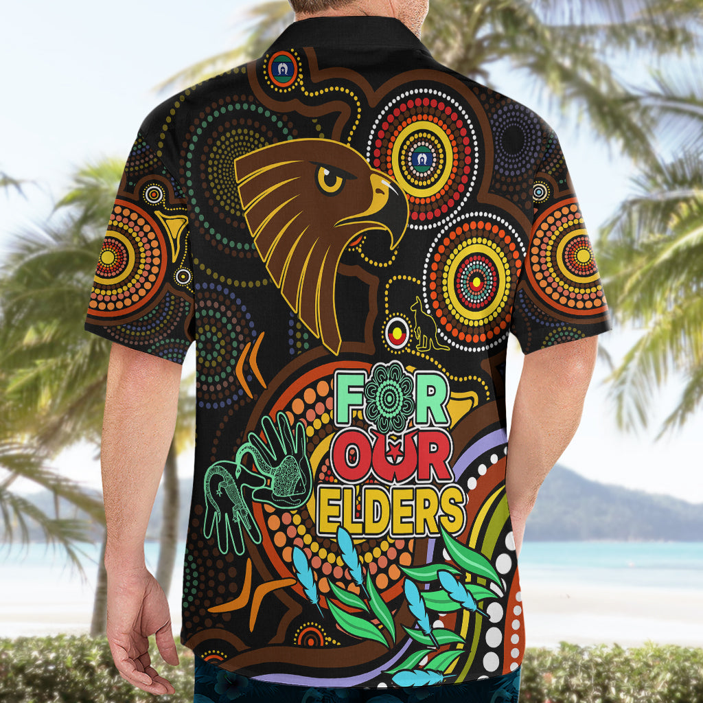 Hawks Football Aboriginal Art Hawaiian Shirt NAIDOC Indigenous Tribal - Vibe Hoodie Shop