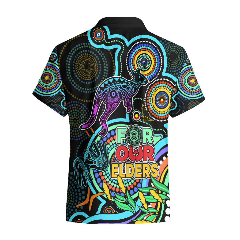 Kangaroos Football Aboriginal Art Hawaiian Shirt NAIDOC Indigenous Tribal - Vibe Hoodie Shop