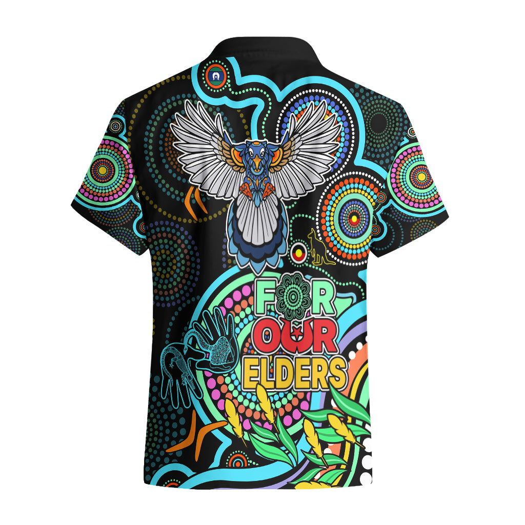 Magpies Football Aboriginal Art Hawaiian Shirt NAIDOC Indigenous Tribal - Vibe Hoodie Shop