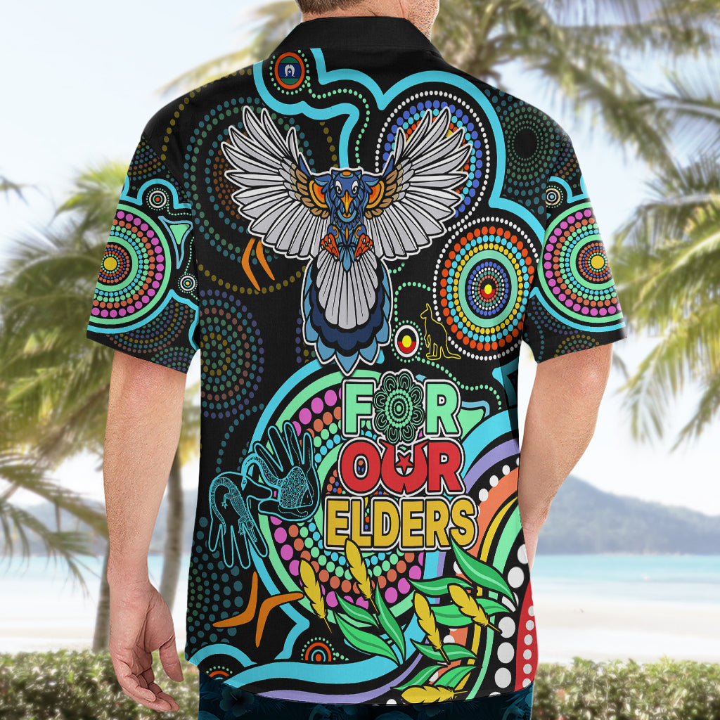 Magpies Football Aboriginal Art Hawaiian Shirt NAIDOC Indigenous Tribal - Vibe Hoodie Shop