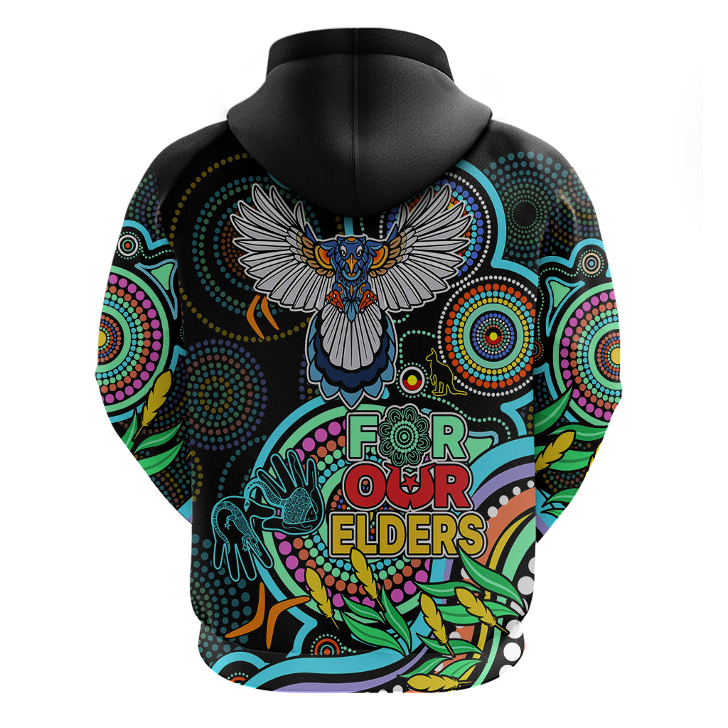 Magpies Football Aboriginal Art Hoodie NAIDOC Indigenous Tribal LT9 - Vibe Hoodie Shop