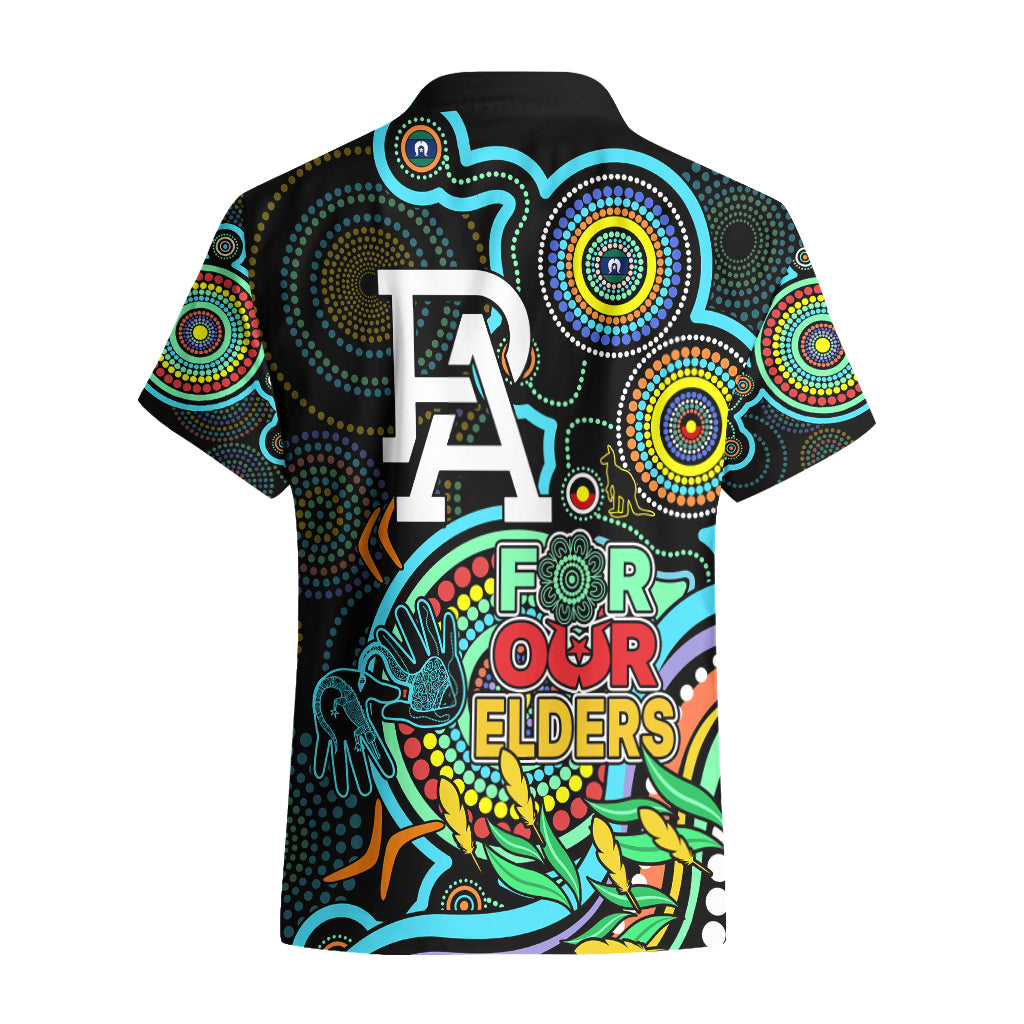 Port Adelaide Football Aboriginal Art Hawaiian Shirt NAIDOC Indigenous Tribal - Vibe Hoodie Shop