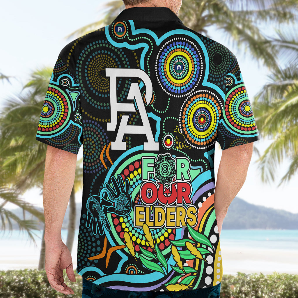 Port Adelaide Football Aboriginal Art Hawaiian Shirt NAIDOC Indigenous Tribal - Vibe Hoodie Shop