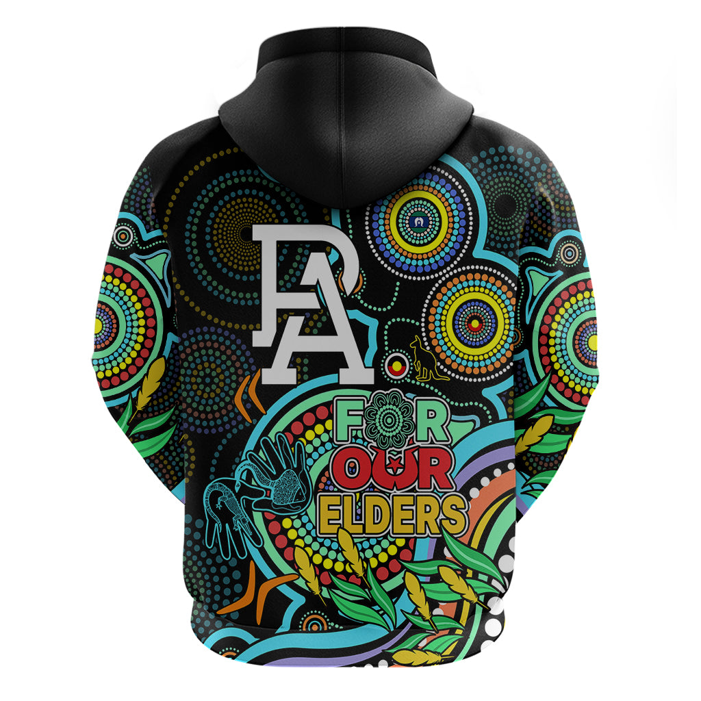 Port Adelaide Football Aboriginal Art Hoodie NAIDOC Indigenous Tribal LT9 - Vibe Hoodie Shop