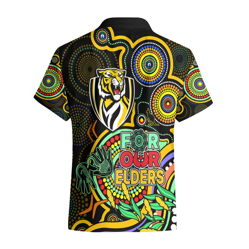 Richmond Football Aboriginal Art Hawaiian Shirt NAIDOC Indigenous Tribal - Vibe Hoodie Shop