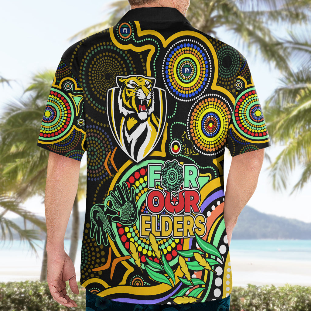 Richmond Football Aboriginal Art Hawaiian Shirt NAIDOC Indigenous Tribal - Vibe Hoodie Shop