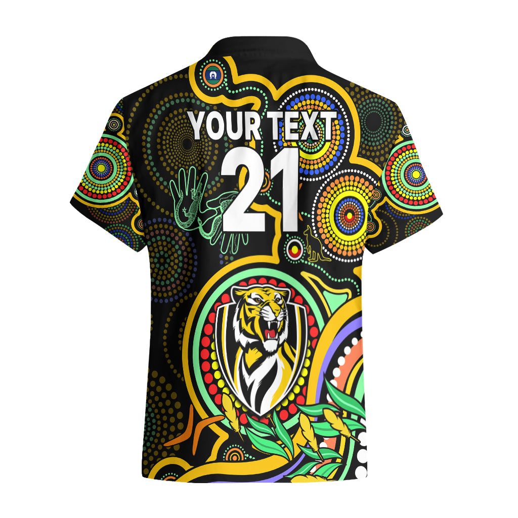 Custom Richmond Football Aboriginal Art Hawaiian Shirt NAIDOC Indigenous Tribal - Vibe Hoodie Shop