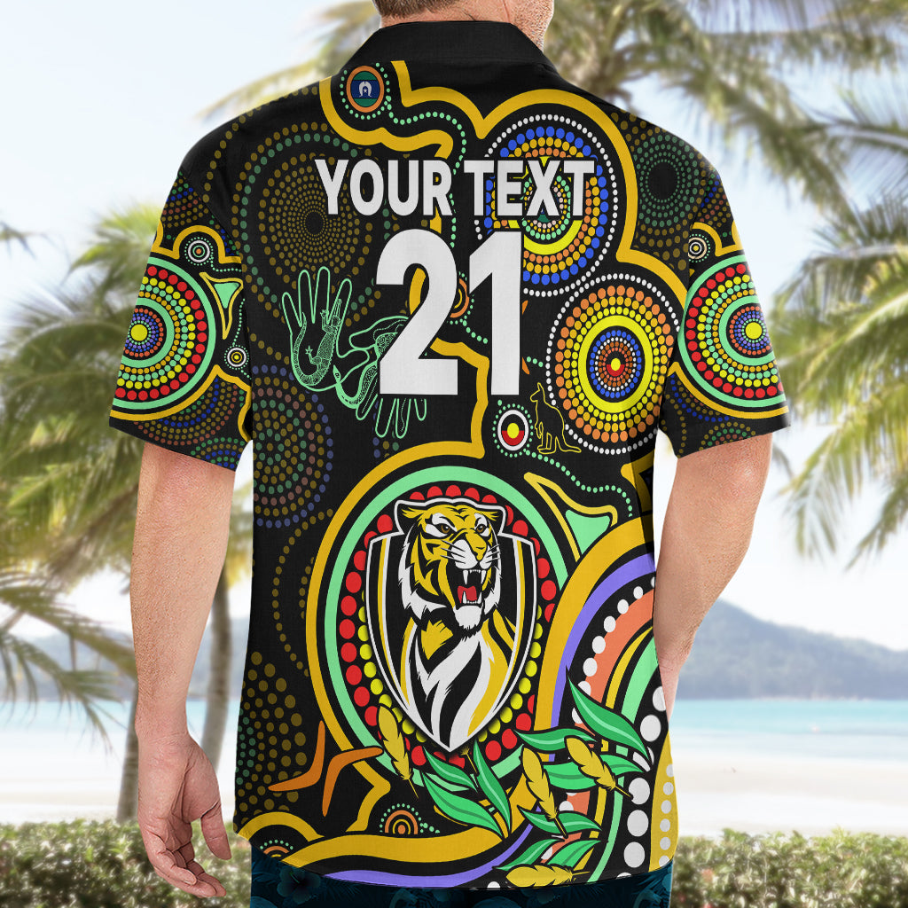 Custom Richmond Football Aboriginal Art Hawaiian Shirt NAIDOC Indigenous Tribal - Vibe Hoodie Shop