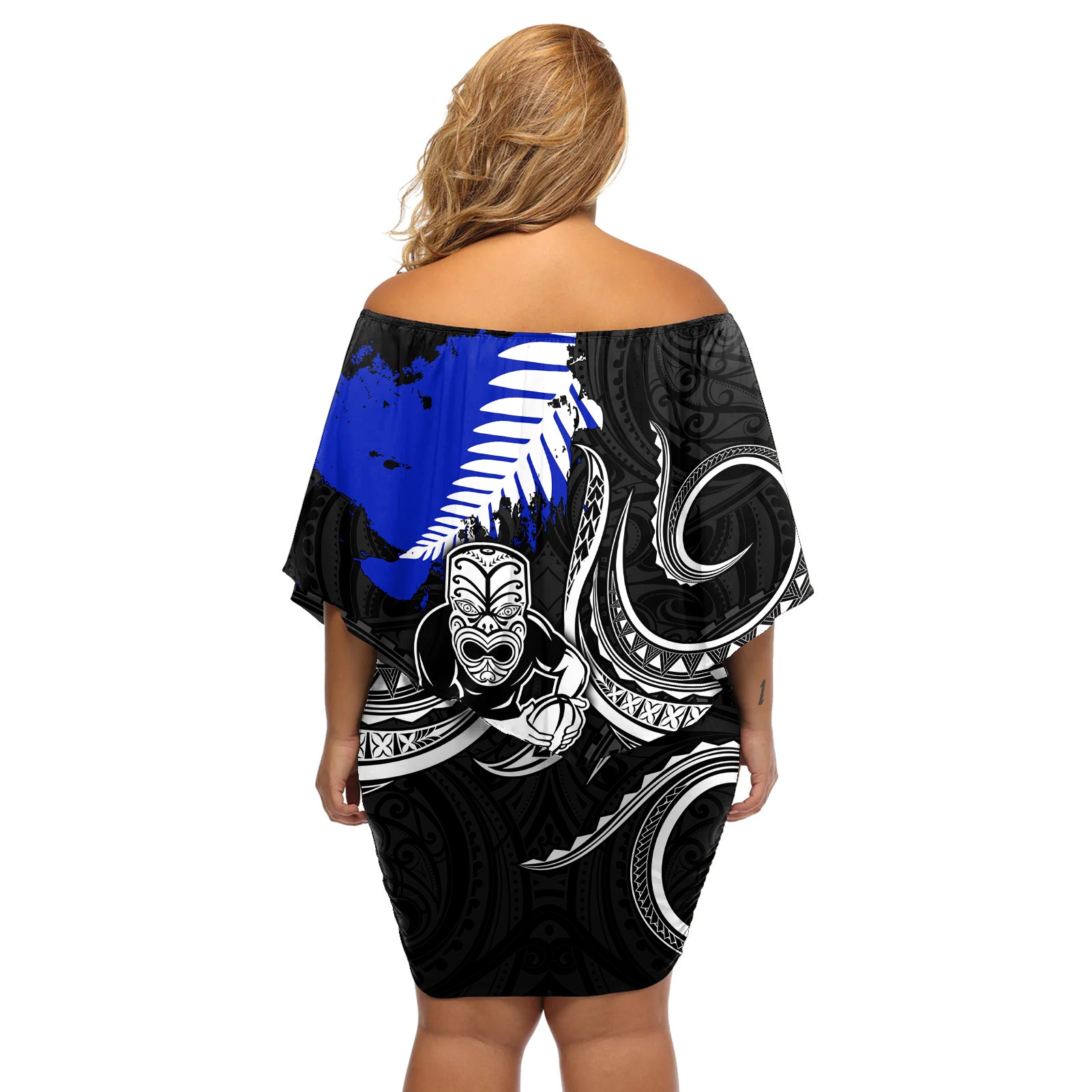 aotearoa-rugby-off-shoulder-short-dress-all-black-maori-fern