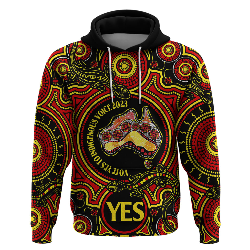 Australia Vote YES Hoodie Indigenous Voice 2023 Maps to Parliament Australia LT9 - Vibe Hoodie Shop