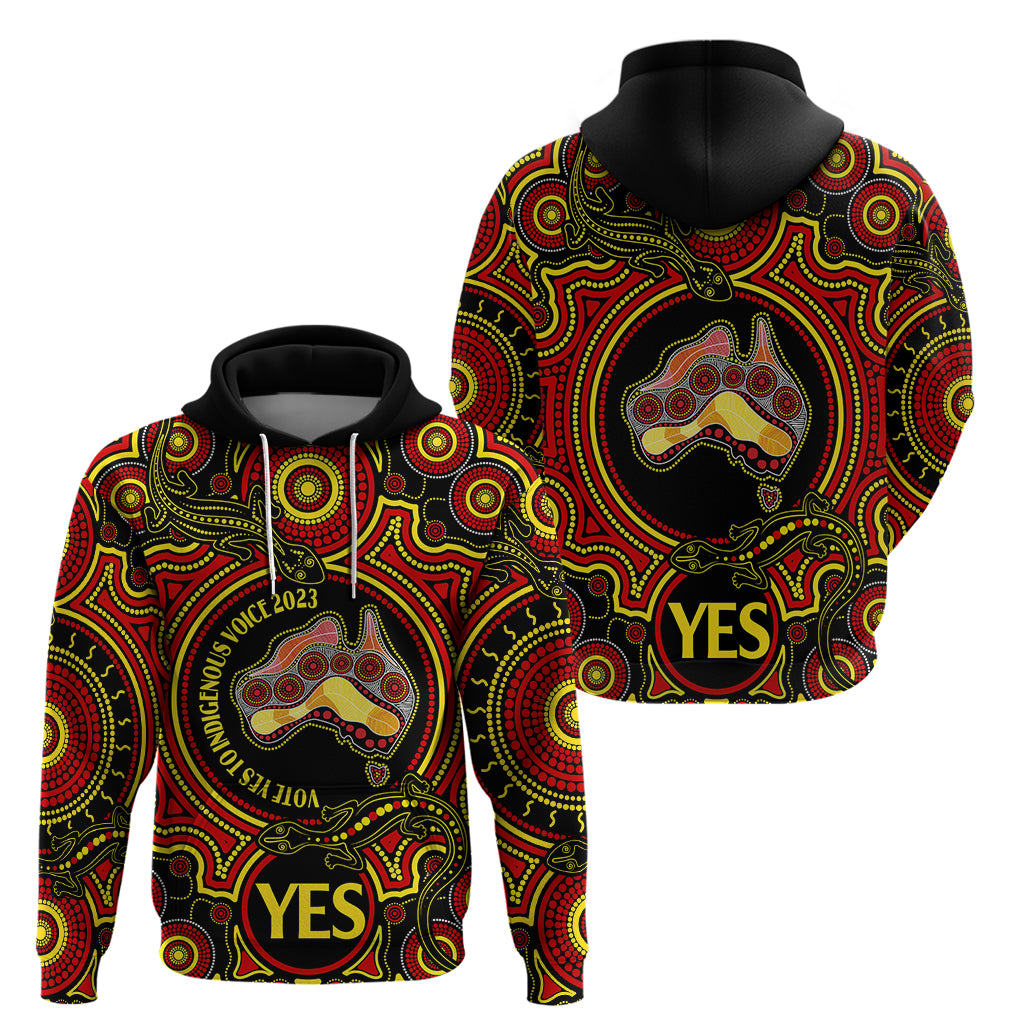 Australia Vote YES Hoodie Indigenous Voice 2023 Maps to Parliament Australia LT9 - Vibe Hoodie Shop