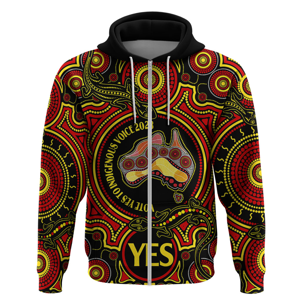 Australia Vote YES Hoodie Indigenous Voice 2023 Maps to Parliament Australia LT9 - Vibe Hoodie Shop