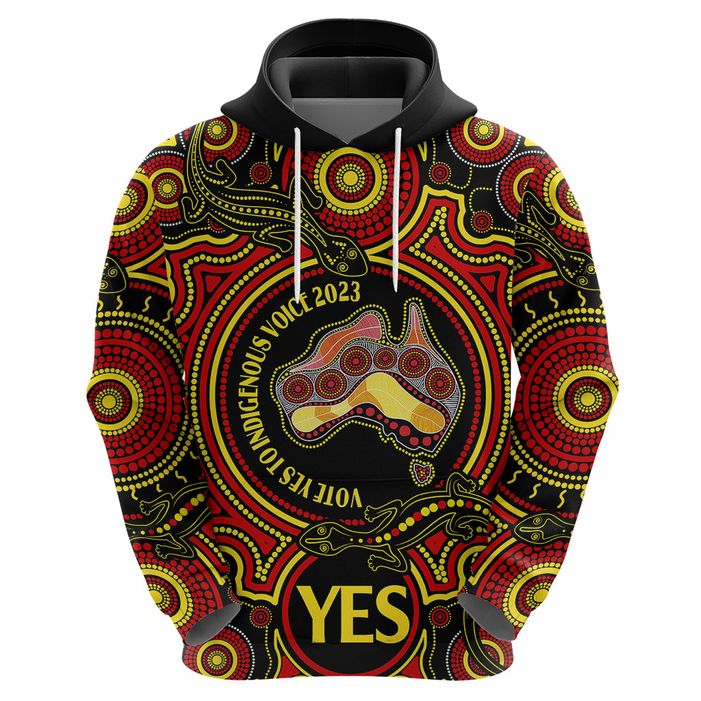 Australia Vote YES Hoodie Indigenous Voice 2023 Maps to Parliament Australia LT9 - Vibe Hoodie Shop