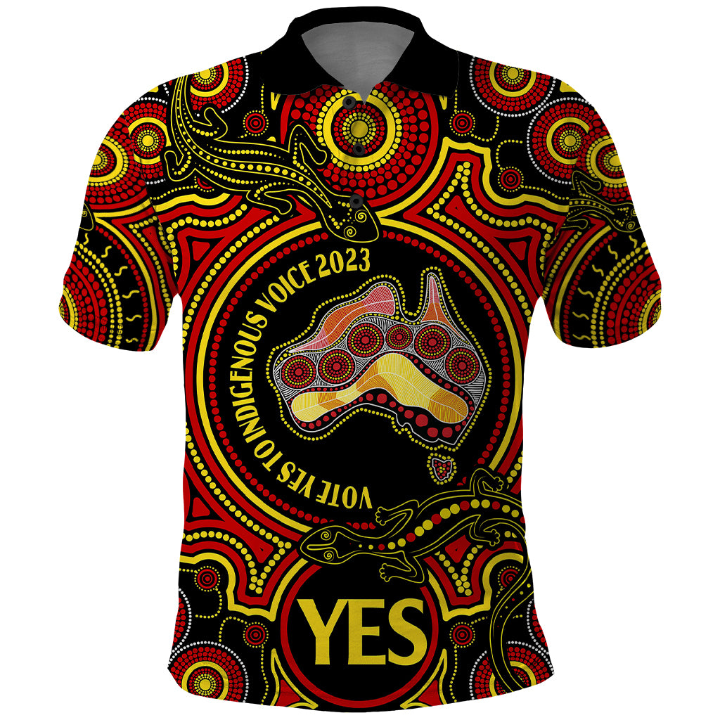 Australia Vote YES Polo Shirt Indigenous Voice 2023 Maps to Parliament Australia LT9 - Vibe Hoodie Shop