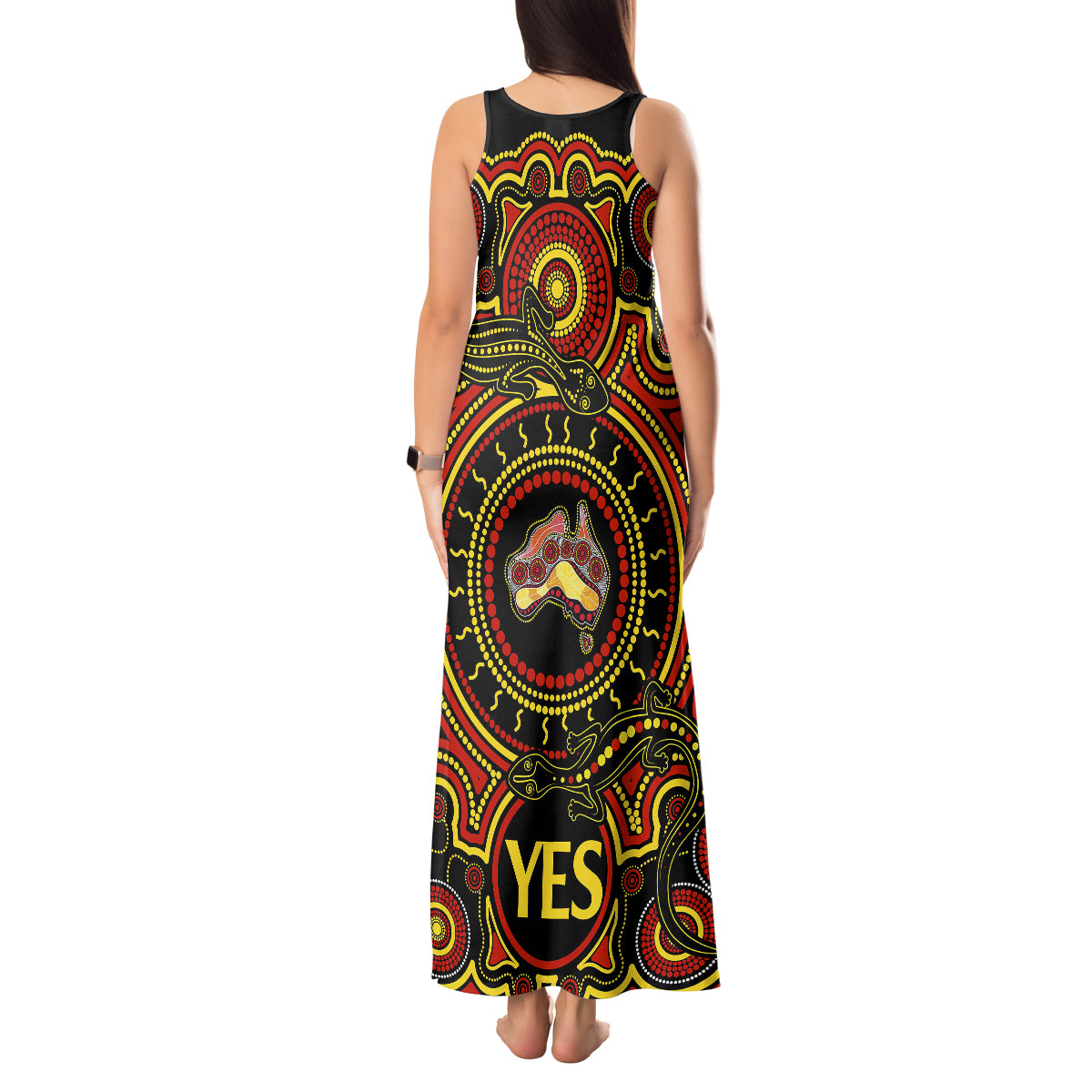 australia-vote-yes-tank-maxi-dress-indigenous-voice-2023-maps-to-parliament-australia