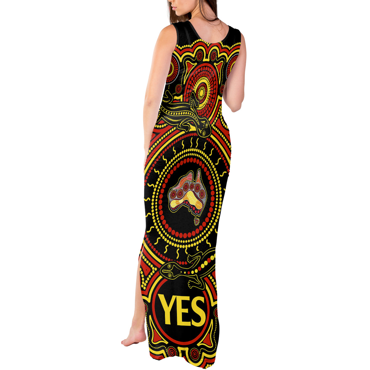 australia-vote-yes-tank-maxi-dress-indigenous-voice-2023-maps-to-parliament-australia