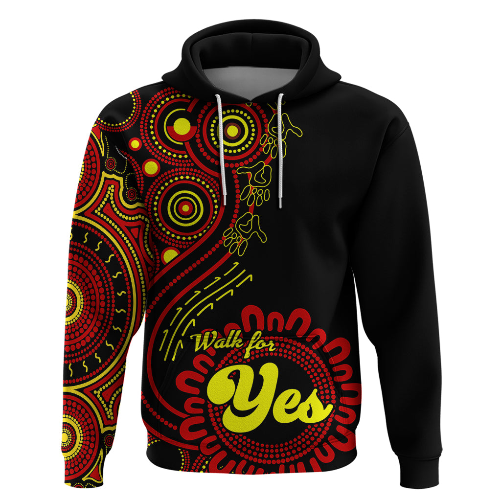 Australia Walk For Yes Hoodie Indigenous Voice 2023 Aboriginal Red Vibe LT9 - Vibe Hoodie Shop