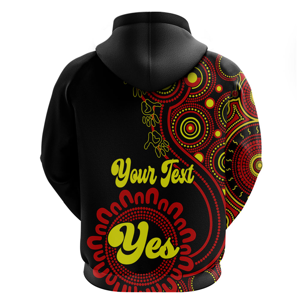 Personalised Australia Walk For Yes Hoodie Indigenous Voice 2023 Aboriginal Red Vibe LT9 - Vibe Hoodie Shop