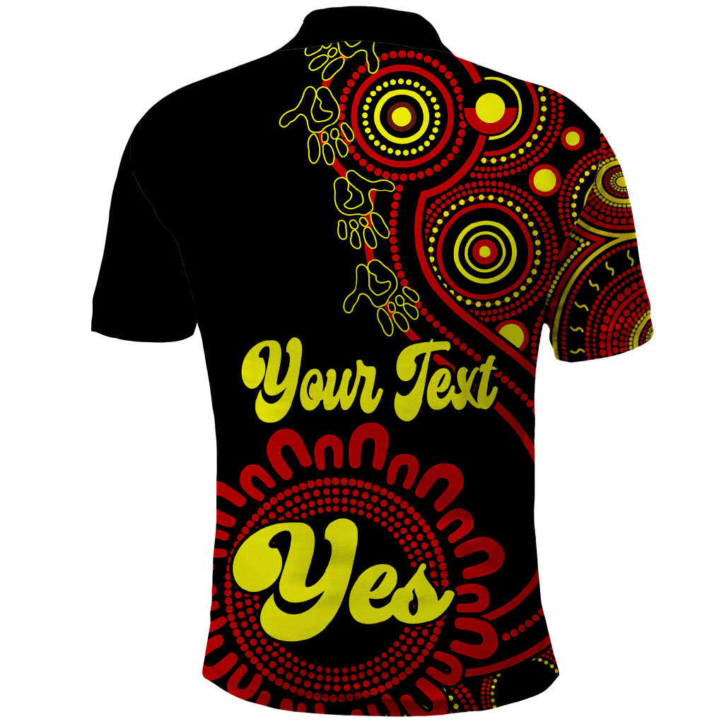 Personalised Australia Walk For Yes Polo Shirt Indigenous Voice 2023 Aboriginal Red Vibe LT9 - Vibe Hoodie Shop