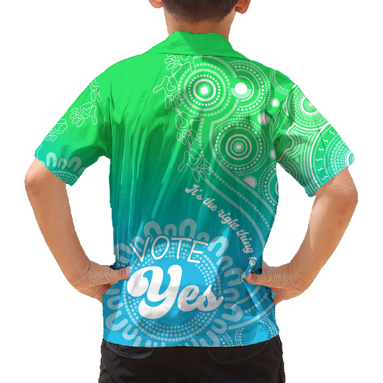 Australia Walk For Yes Hawaiian Shirt Indigenous Voice 2023 Aboriginal Green Vibe - Vibe Hoodie Shop