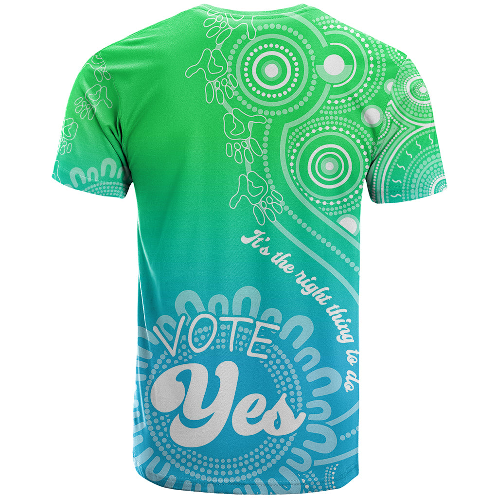 Australia Walk For Yes T Shirt Indigenous Voice 2023 Aboriginal Green Vibe LT9 - Vibe Hoodie Shop